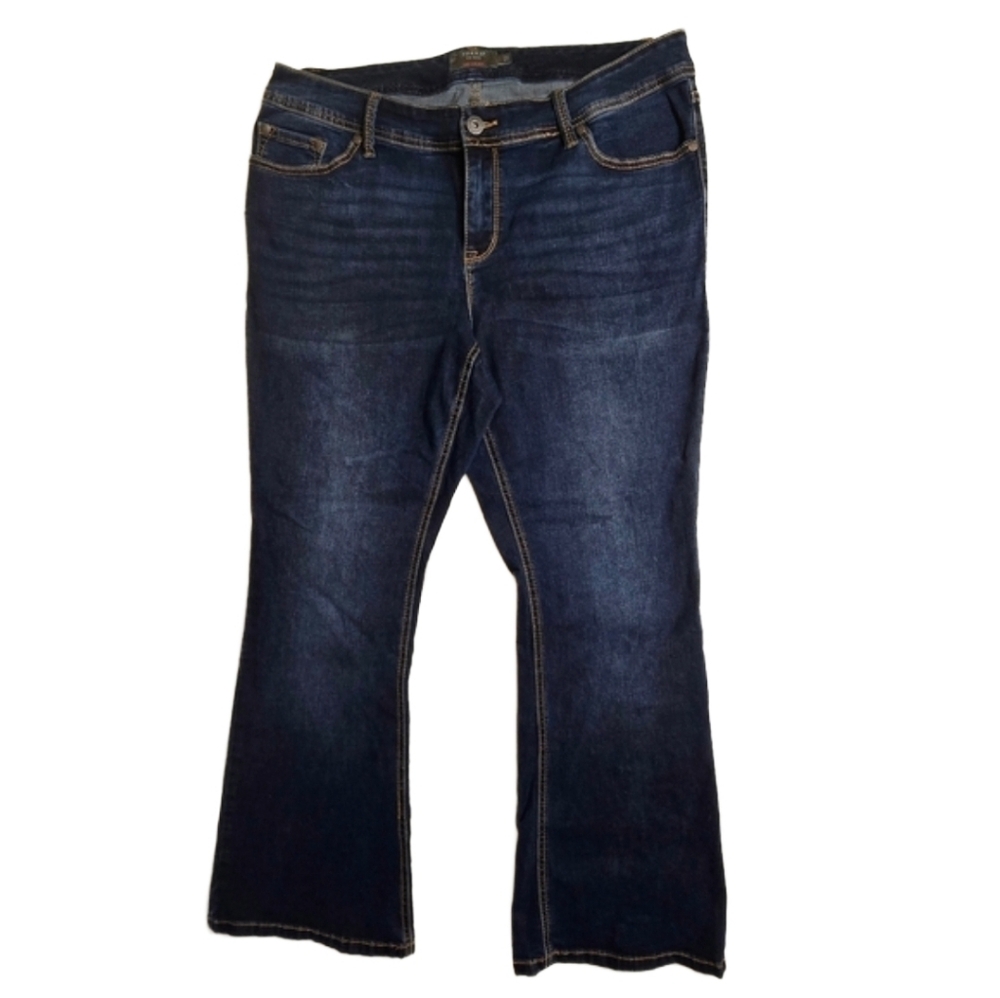 Torrid Lux Slim Boot Stretch Denim Jeans Size 16S Short